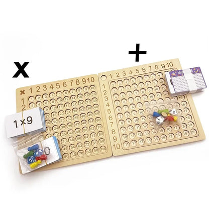 TABLERO DE MULTIPLICAR MONTESSORI 2024