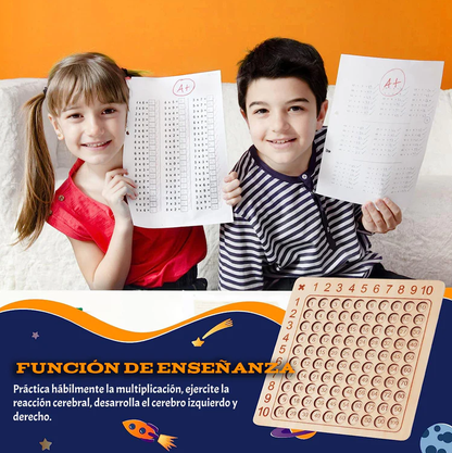 TABLERO DE MULTIPLICAR MONTESSORI